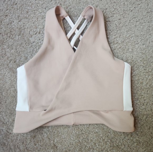 Women's Tan Wrap Bralette - Picture 2 of 4